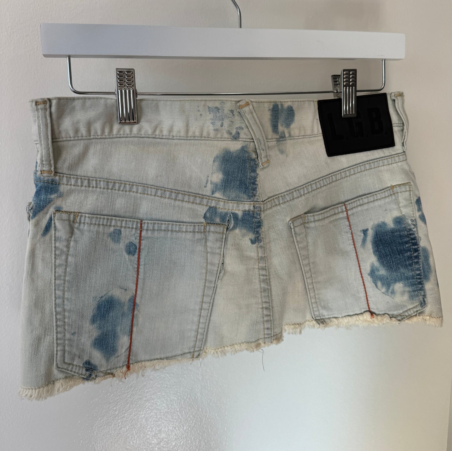 L.G.B Japanese Brand Denim Mini Skirt